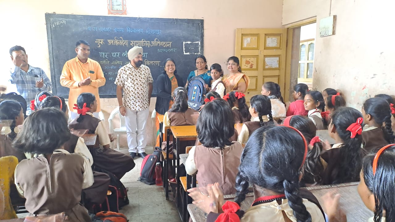 School kits and devices distributed to students